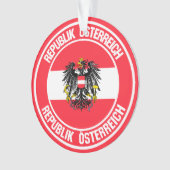 Austria Round Emblem Ornament (voorkant)