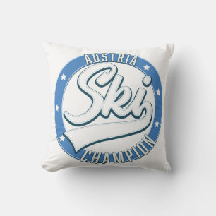 Austria Ski Kampioen logo Tweekleurige koffiemok Kussen