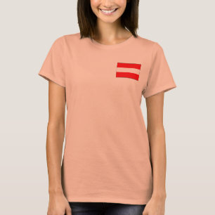 Austria Vlag + Landkaart T-Shirt