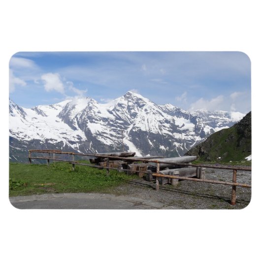Austrian Alps douane magnet Magneet (Horizontaal)