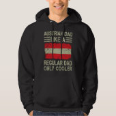 Austrian Dad Like a Regular Dad Only Cooler Dad Hoodie (Voorkant)