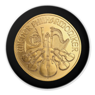 Austrian Gold Coin ~ Wien Philharmonics 2017 ~ * Keramische Knop