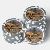Austroraptor dinosaurus poker chips (Opstapeling)