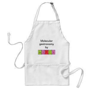 Austyn periodieke table name apron standaard schort