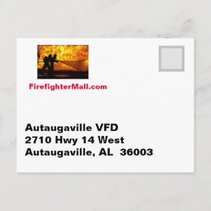 Autaugaville VFD-Briefkaart Briefkaart
