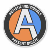AUTEMS - Autocollant vinyle sur site (Grand) (Devant)