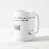 Auteur à la tasse de travail (Devant droit)