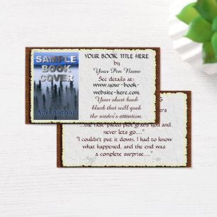 Auteur / Auteur Couverture du livre de promotion :