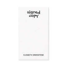 Auteur Bladwijzer voor speciale acties ondertekend