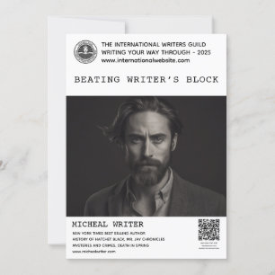 Auteur Boek Promotie Spreker Schrijver Workshop QR Kaart