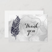 Auteur Boho Tribal Feather Pen Merci (Devant / Derrière)