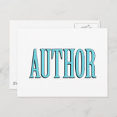 Auteur Briefkaart (Voorkant / Achterkant)