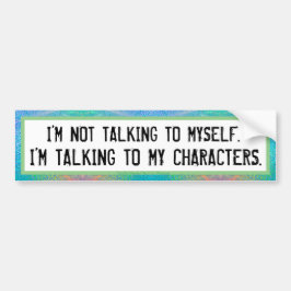 Auteur-bumpersticker Bumpersticker