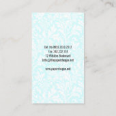 Auteur Carte de visite (Dos)