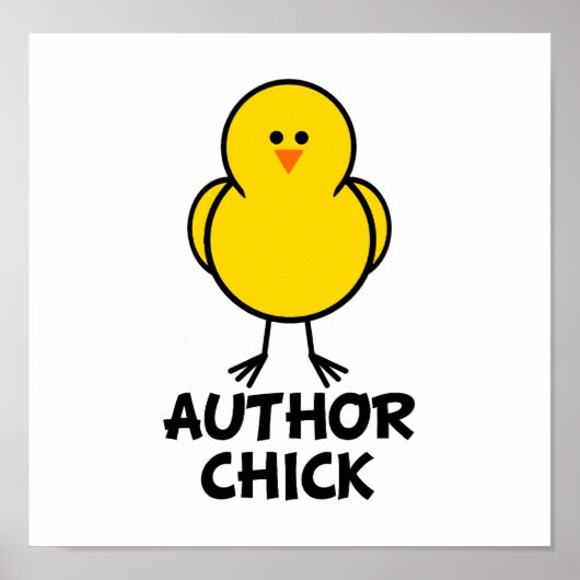 Auteur Chick Poster (Voorkant)