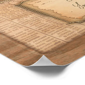 Auteur / columnist van de krant. kunst. Cadeau Poster (Hoek)