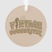 Auteur de chansons amusante Lyriciste Typographie  (dos)