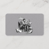 Auteur de livre antique Carte de visite (Devant)