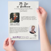 Auteur Eenvoudig Classy Veelzijdig Flyer (Hand)