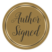 Auteur gesigneerd koffie karamel goud
