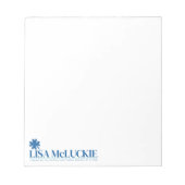 Auteur Lisa McLuckie Notitieblok (Voorkant)