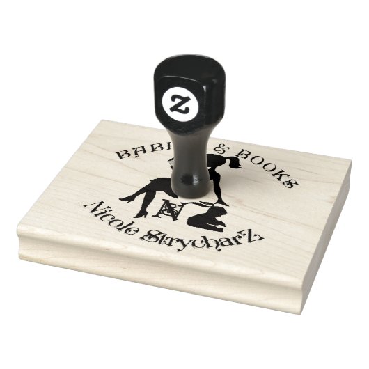 Auteur Logo (Nicole Strycharz) Rubberstempel (Stempel)