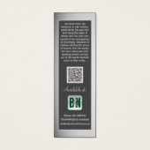 Auteur Matériel promotionnel Signets gris (Dos)