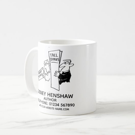 Auteur ou écrivain café Mug (Devant gauche)