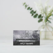 Auteur professionnel moderne Carte de visite gothi (Debout devant)