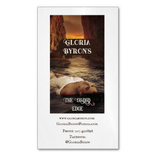 Auteur promotiemateriaal Bookcover Magnetisch Visitekaartje