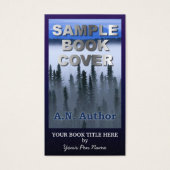 Auteur Promotion Grand livre Couverture Bleu foncé (Devant)