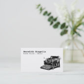 Auteur/rédacteur/modèle carte de visite d'auteurs (Debout devant)