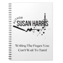 Auteur Susan Harris Notitieboek