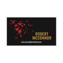 Auteur van bloedspatter-crimethrillers
