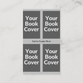  auteur Vier boek Visitekaartje (Achterkant)