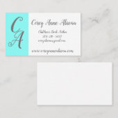 Auteur-Visitekaartje Visitekaartje (Voorkant / Achterkant)