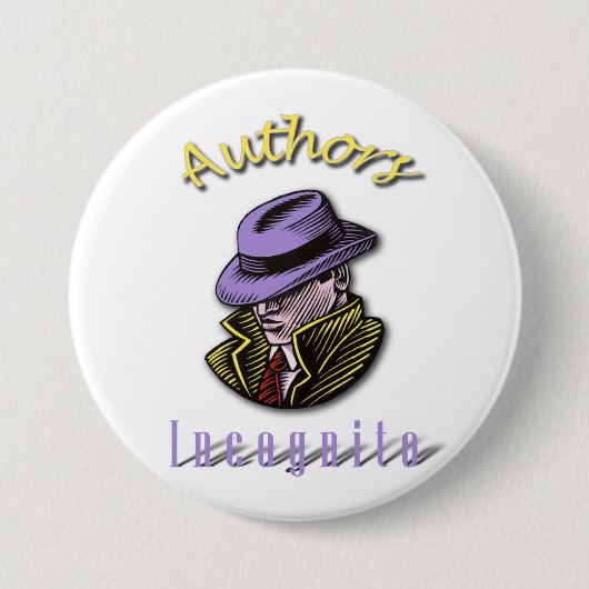 Auteurs Incognito Round Button (Voorkant)