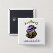 Auteurs Incognito Square Button (Voorkant /achterkant)