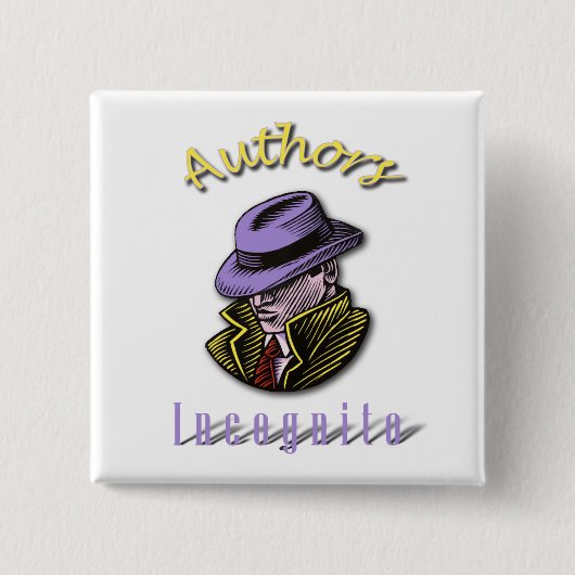 Auteurs Incognito Square Button (Voorkant)
