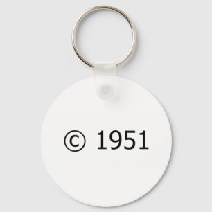 Auteursrecht 1951 sleutelhanger