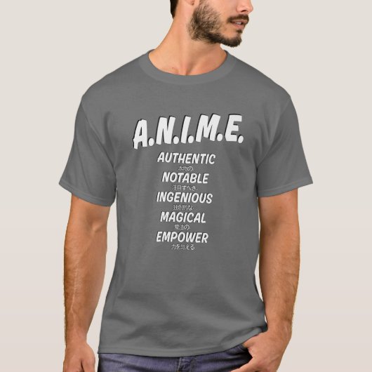 Authenthic Notable Ingenious Magical Empower - Ani T-shirt (Voorkant)