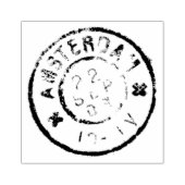 Authentic 1903 Amsterdam Postmark Rubber Art Stamp Rubberstempel (Afrduk)