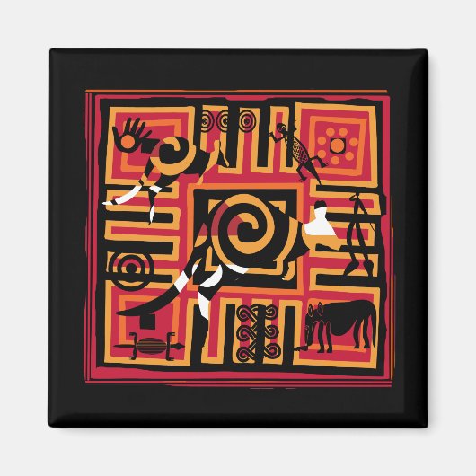 Authentic Aboriginal art Magneet (Voorkant)