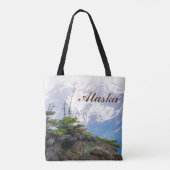 Authentic Alaska Gift Items - Alaska Mountains Draagtas (Achterkant)