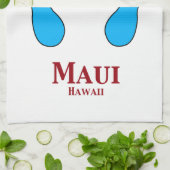 Authentic Beach Bum Maui Hawaii Theedoek (Gevouwen)