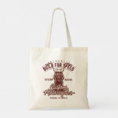 Authentic bouwt voor snelheid tote bag (Achterkant)