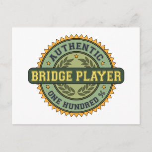 Authentic Bridge Player Briefkaart