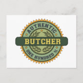 Authentic Butcher Briefkaart (Voorkant)