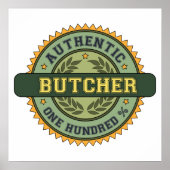 Authentic Butcher Poster (Voorkant)