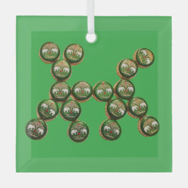 ​🐶 Authentic Chang Beer Cap Dog Glas Ornament